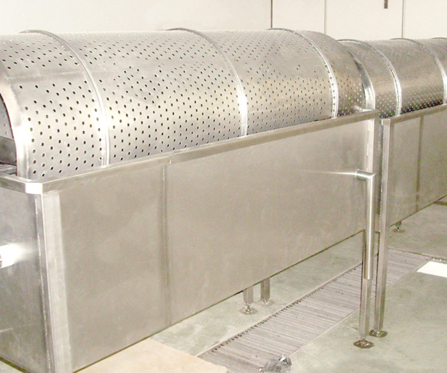 Када за Пред Перење, Инспекциска Трака, Бубњеви за Перење