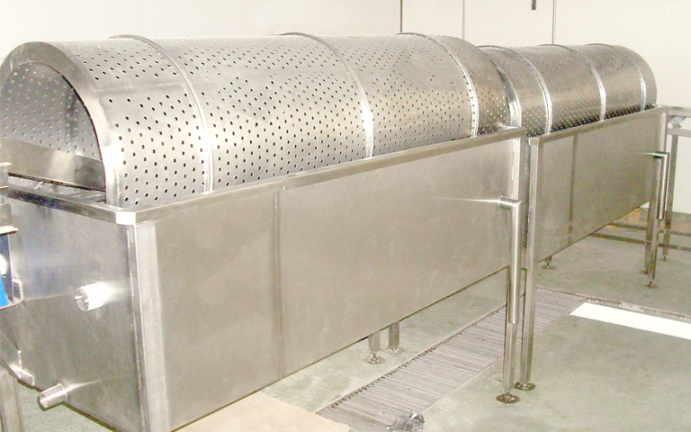 Када за Пред Перење, Инспекциска Трака, Бубњеви за Перење